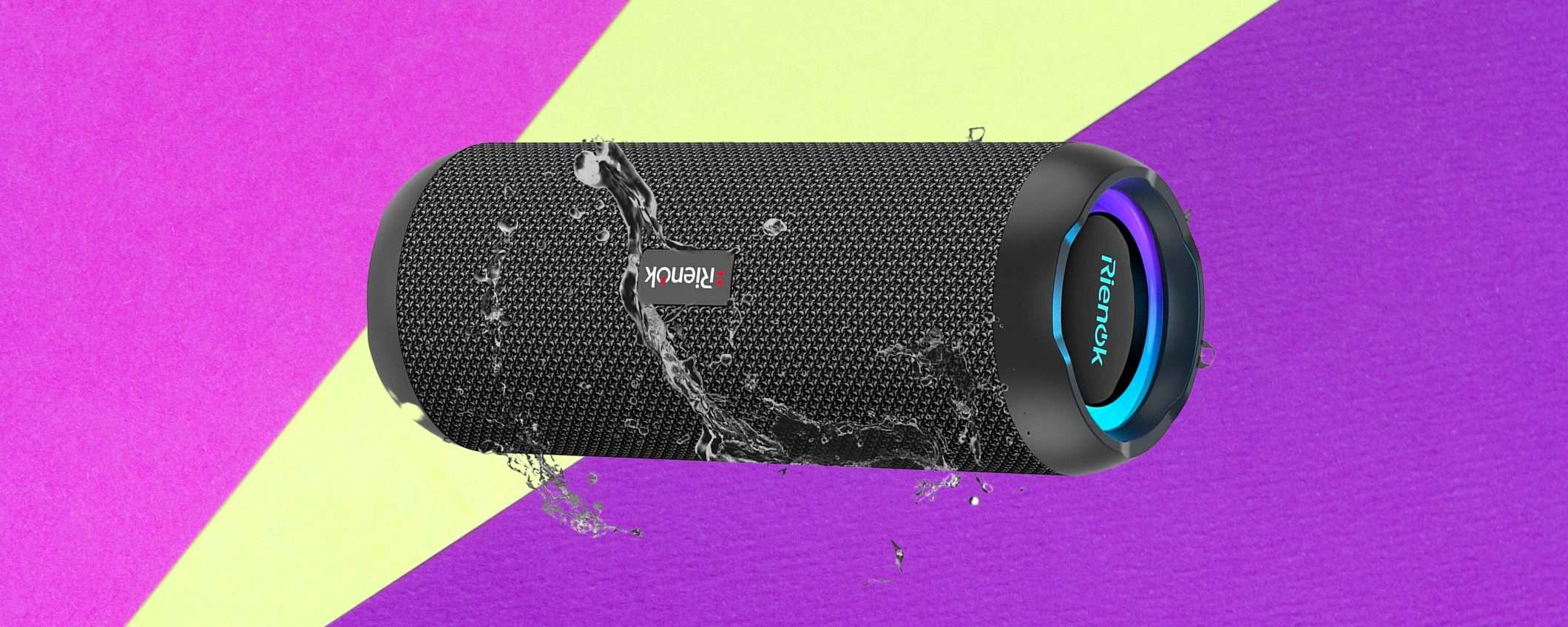 Cassa Bluetooth impermeabile, piccola, POTENTE: sconto del 53% Cassa Bluetooth impermeabile, piccola, POTENTE: sconto del 53%