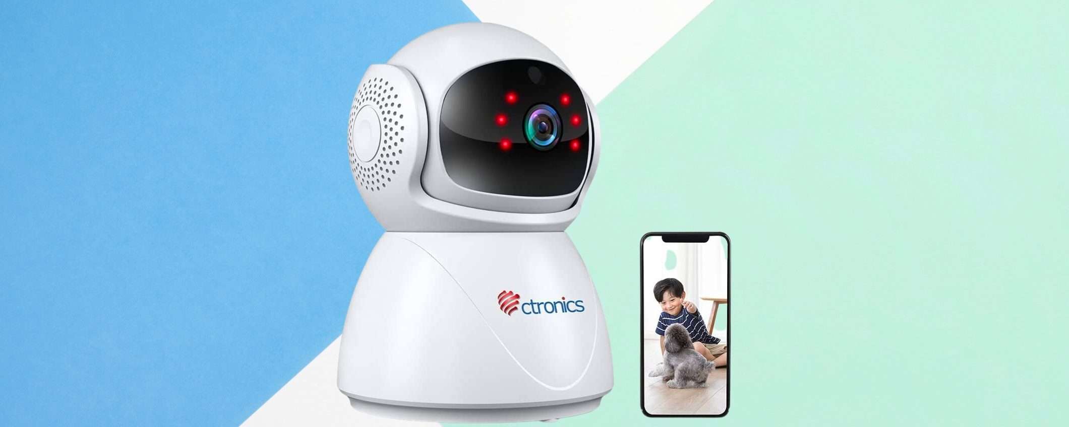 Telecamera WiFi 360°: te ne basta una per la MASSIMA sicurezza Telecamera WiFi 360°: te ne basta una per la MASSIMA sicurezza