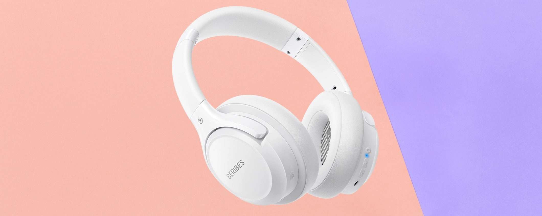 Cuffie Bluetooth 65 ore di musica: leggere, eleganti, ECONOMICHE Cuffie Bluetooth 65 ore di musica: leggere, eleganti, ECONOMICHE