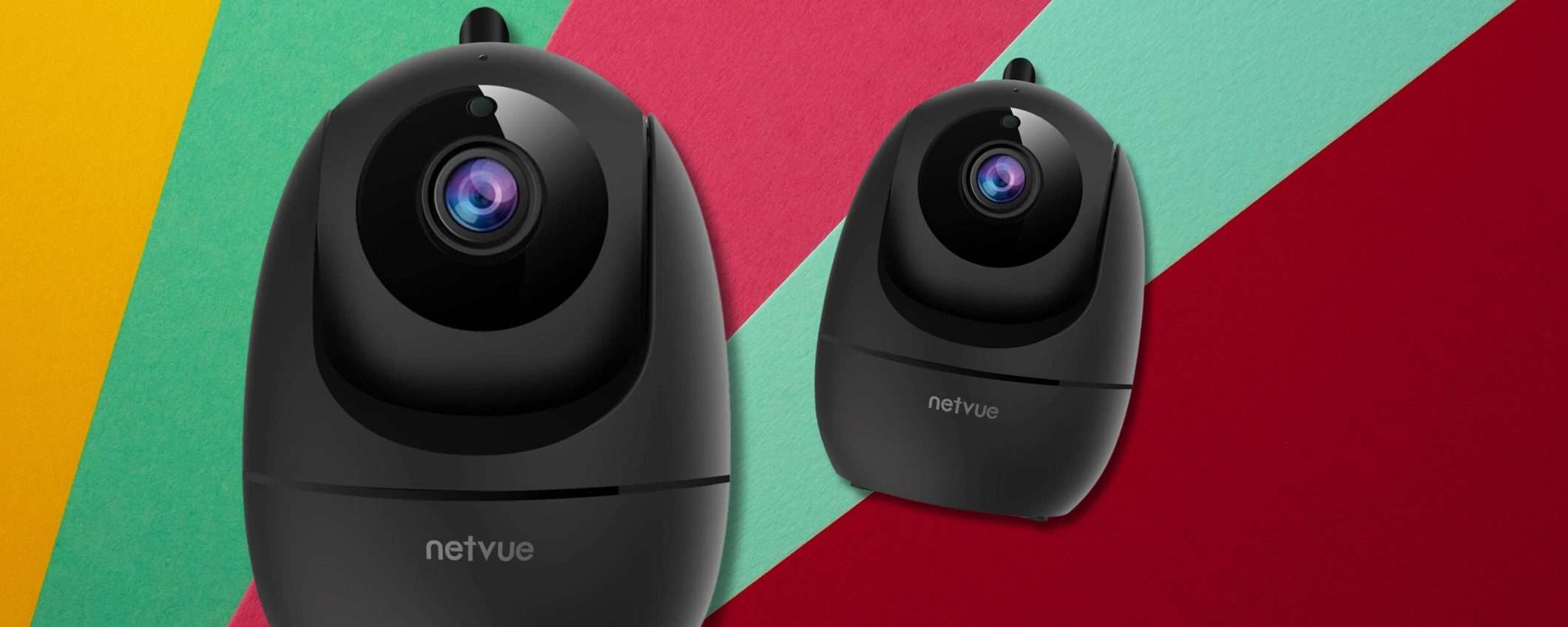 Solo 30€ per casa SICURA con telecamera WiFi 4 in 1 che ruota di 360° Solo 30€ per casa SICURA con telecamera WiFi 4 in 1 che ruota di 360°