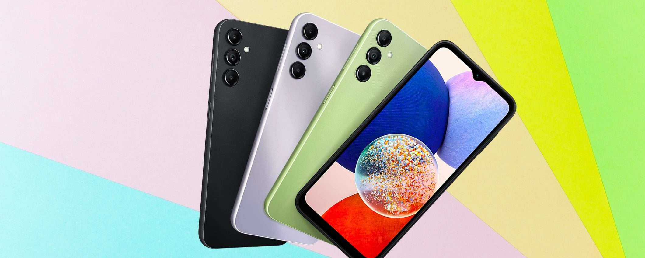 Samsung Galaxy A14: sotto i 200€ è MUST BUY, con 5G e batteria TOP Samsung Galaxy A14: sotto i 200€ è MUST BUY, con 5G e batteria TOP