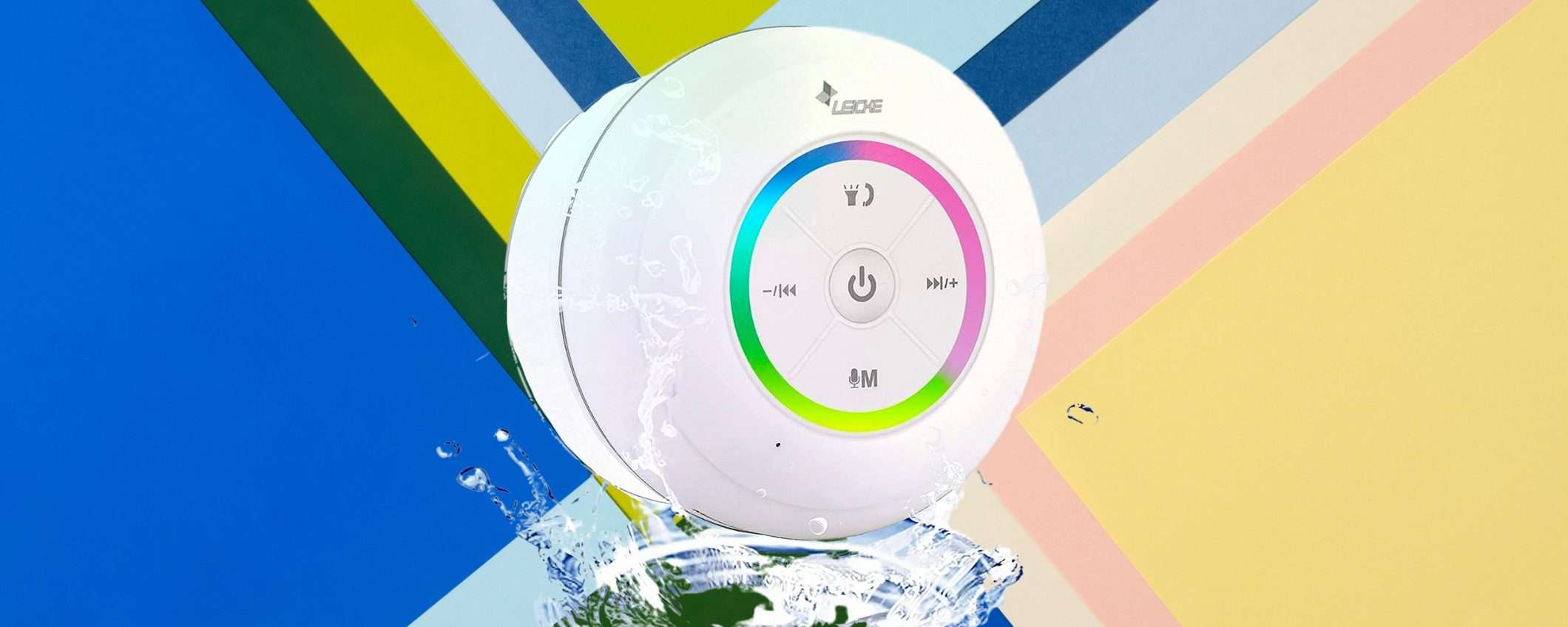 Musica anche sotto la doccia: cassa BLUETOOTH con ventosa, 15€ Musica anche sotto la doccia: cassa BLUETOOTH con ventosa, 15€