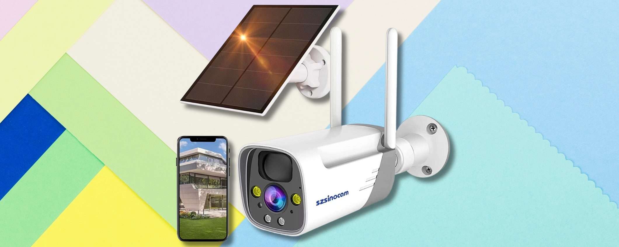 Paura dei ladri? Telecamera esterno MASSIMA sicurezza: senza fili Paura dei ladri? Telecamera esterno MASSIMA sicurezza: senza fili