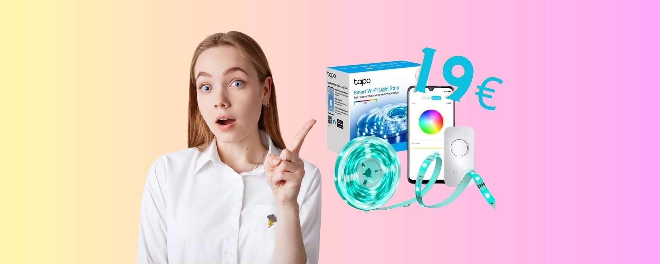 TP-Link Tapo L900: la striscia LED WiFi da 5m che controlli con la voce TP-Link Tapo L900: la striscia LED WiFi da 5m che controlli con la voce
