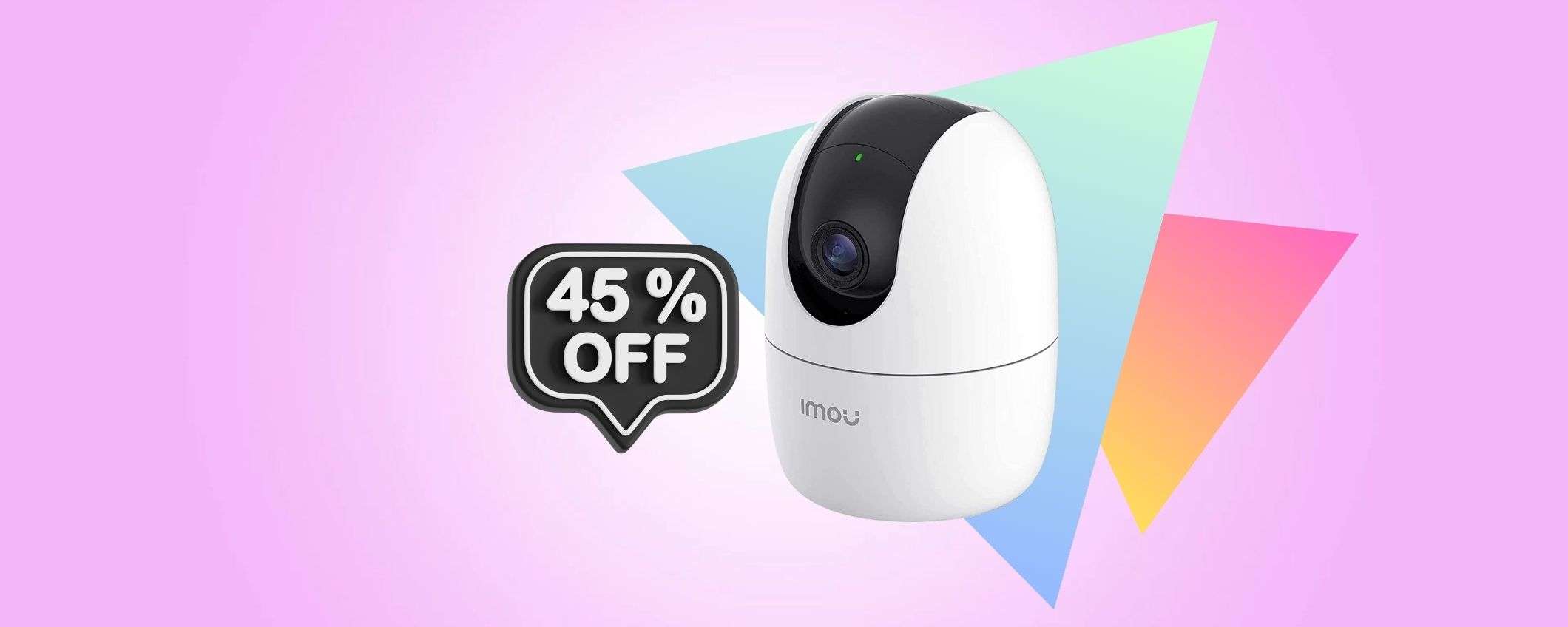 Prezzo INCREDIBILE: solo 29 euro per la Telecamera Wi-Fi su Amazon Prezzo INCREDIBILE: solo 29 euro per la Telecamera Wi-Fi su Amazon