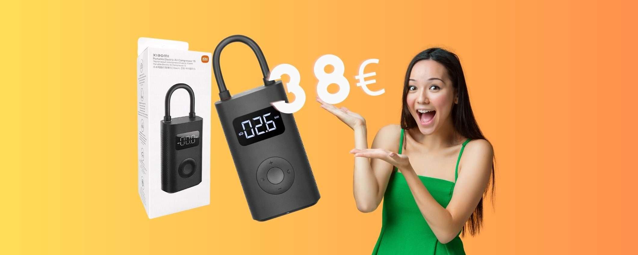 Xiaomi: mini compressore portatile POTENTISSIMO a prezzo ASSURDO Xiaomi: mini compressore portatile POTENTISSIMO a prezzo ASSURDO