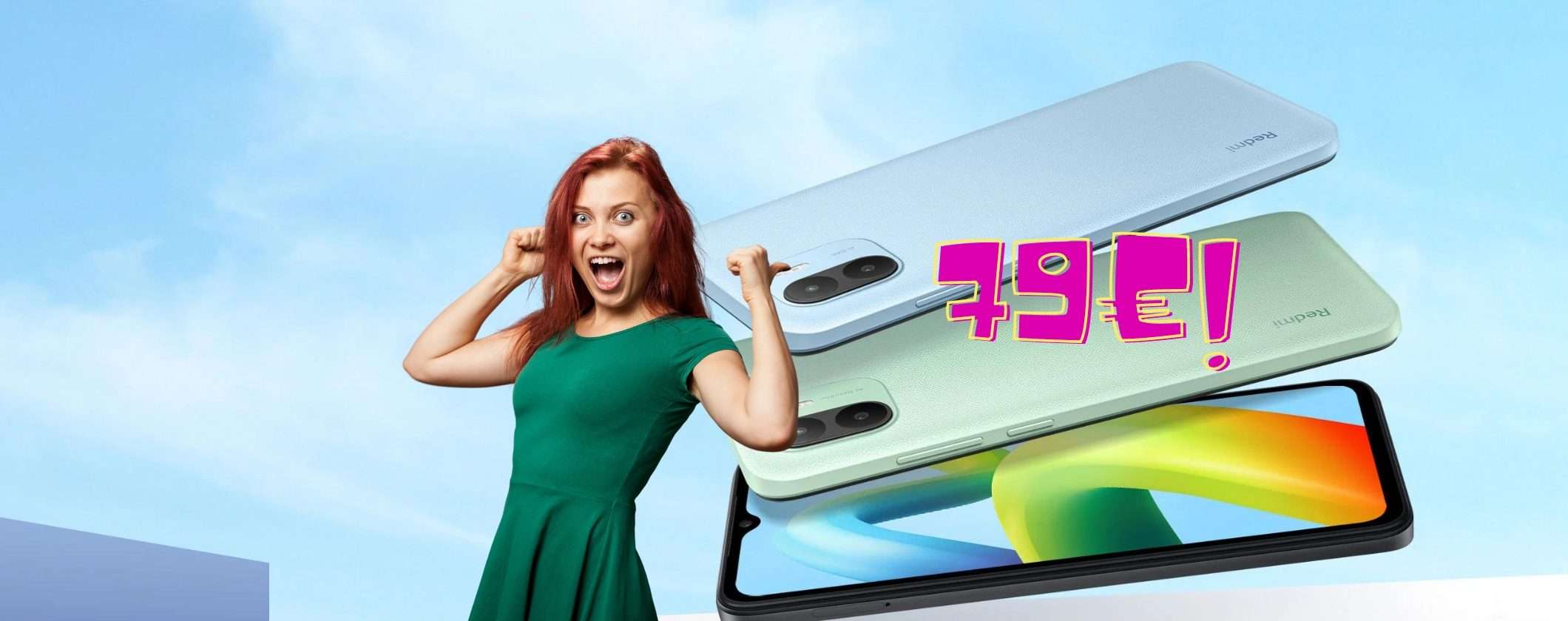 Xiaomi Redmi A1: smartphone STRABILIANTE in OFFERTA a soli 79€ Xiaomi Redmi A1: smartphone STRABILIANTE in OFFERTA a soli 79€
