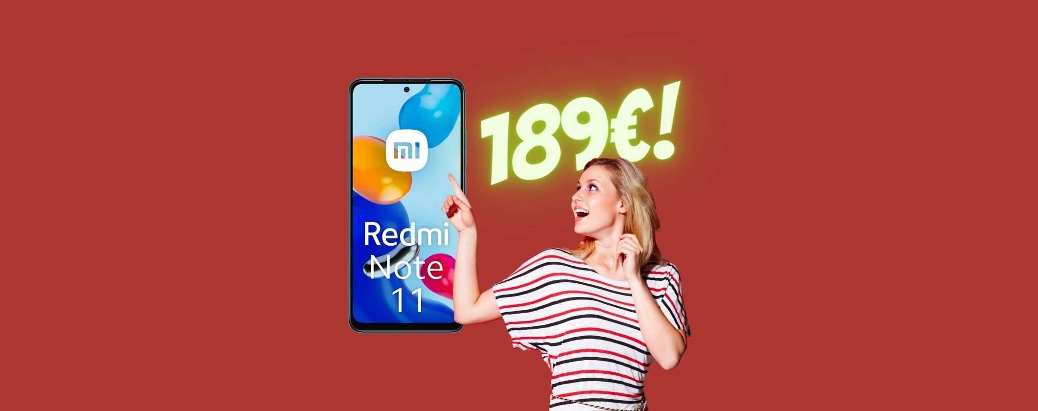 Xiaomi Redmi Note 11: solo 189€ con MediaWorld Xiaomi Redmi Note 11: solo 189€ con MediaWorld