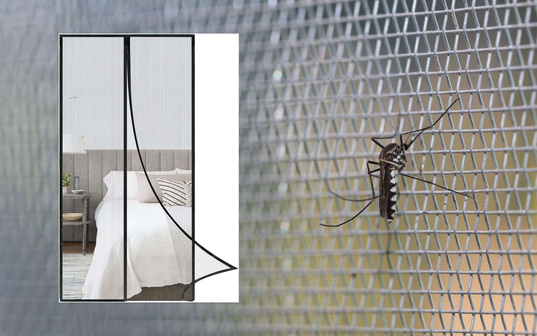 Zanzariera Magnetica Autotensionante Per Telaio Finestre Stop Inset 100x100 Cm 8015234173378 - Foto 14