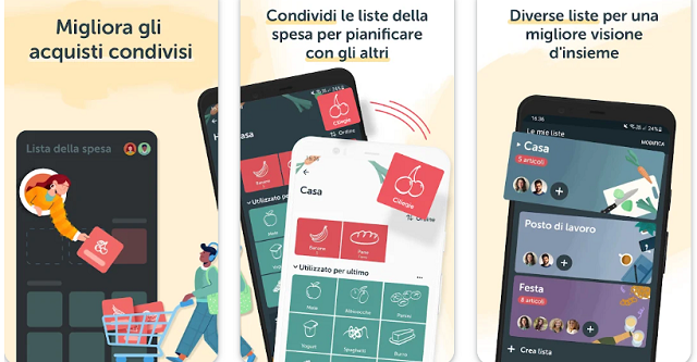 Le migliori app per fare e condividere la lista della spesa: Bring!