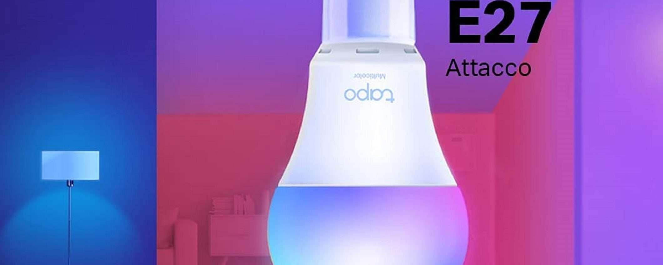 Lampadina Smart multicolore TP-Link a soli 9€ su Amazon Lampadina Smart multicolore TP-Link a soli 9€ su Amazon