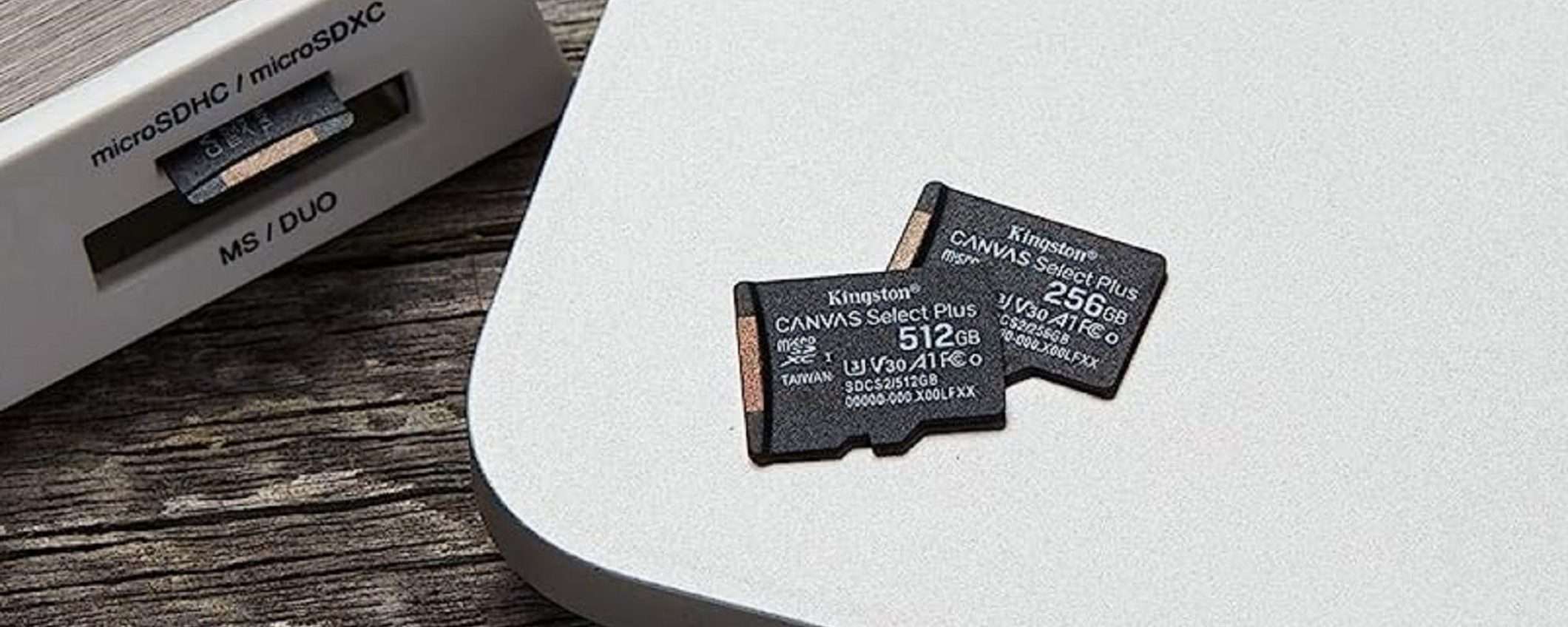 MicroSD Kingston da 128GB con adattatore SD a soli 9€ MicroSD Kingston da 128GB con adattatore SD a soli 9€