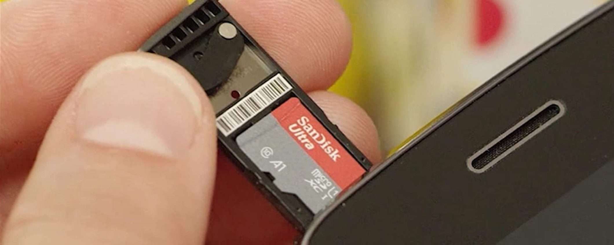 MicroSDXC SanDisk Ultra da 128GB con adattatore SD a soli 18€ su Amazon