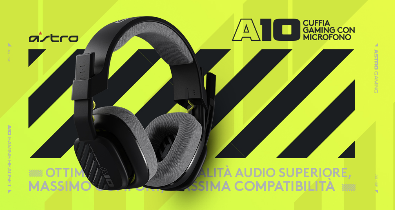 Cuffie da gaming Astro A10: perfette per l'Xbox e in super offerta su Amazon Cuffie da gaming Astro A10: perfette per l'Xbox e in super offerta su Amazon