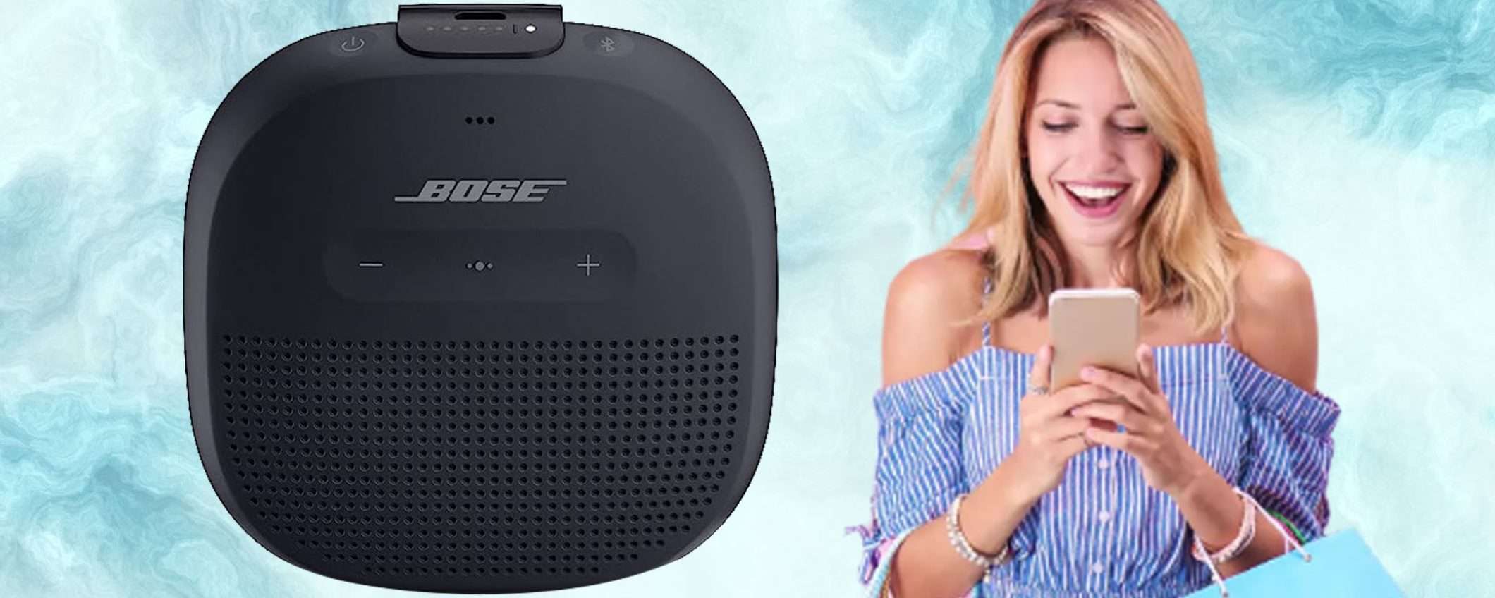 Bose SoundLink Micro impermeabile: speaker POTENTISSIMO al prezzo TOP (-29%) Bose SoundLink Micro impermeabile: speaker POTENTISSIMO al prezzo TOP (-29%)