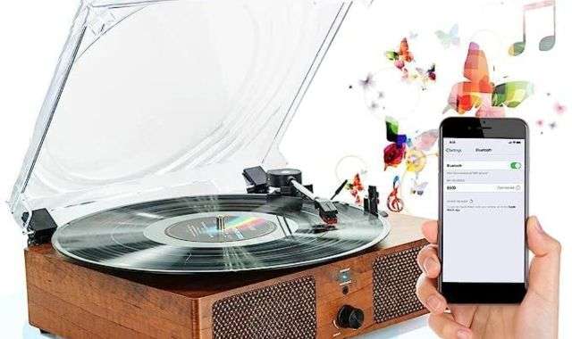 Giradischi vinile bluetooth sconto