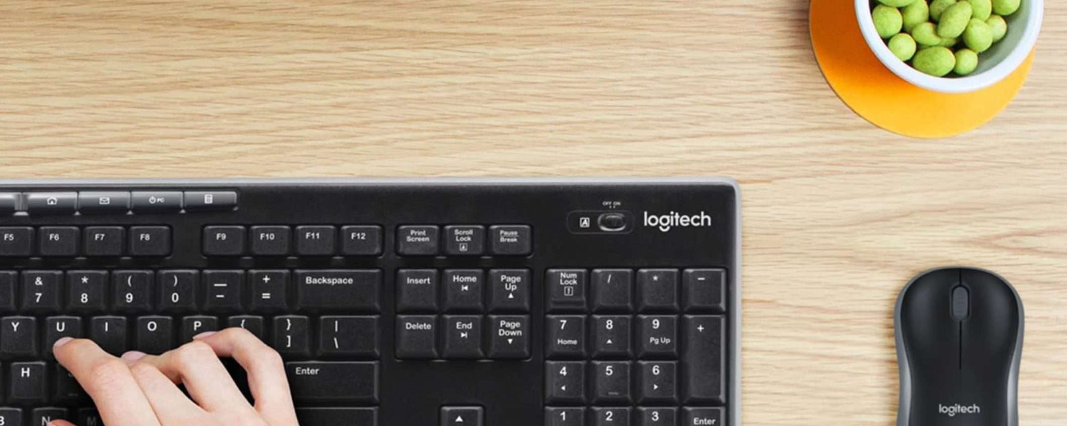 Kit mouse e tastiera senza fili Logitech in offerta Amazon a soli 23€ Kit mouse e tastiera senza fili Logitech in offerta Amazon a soli 23€