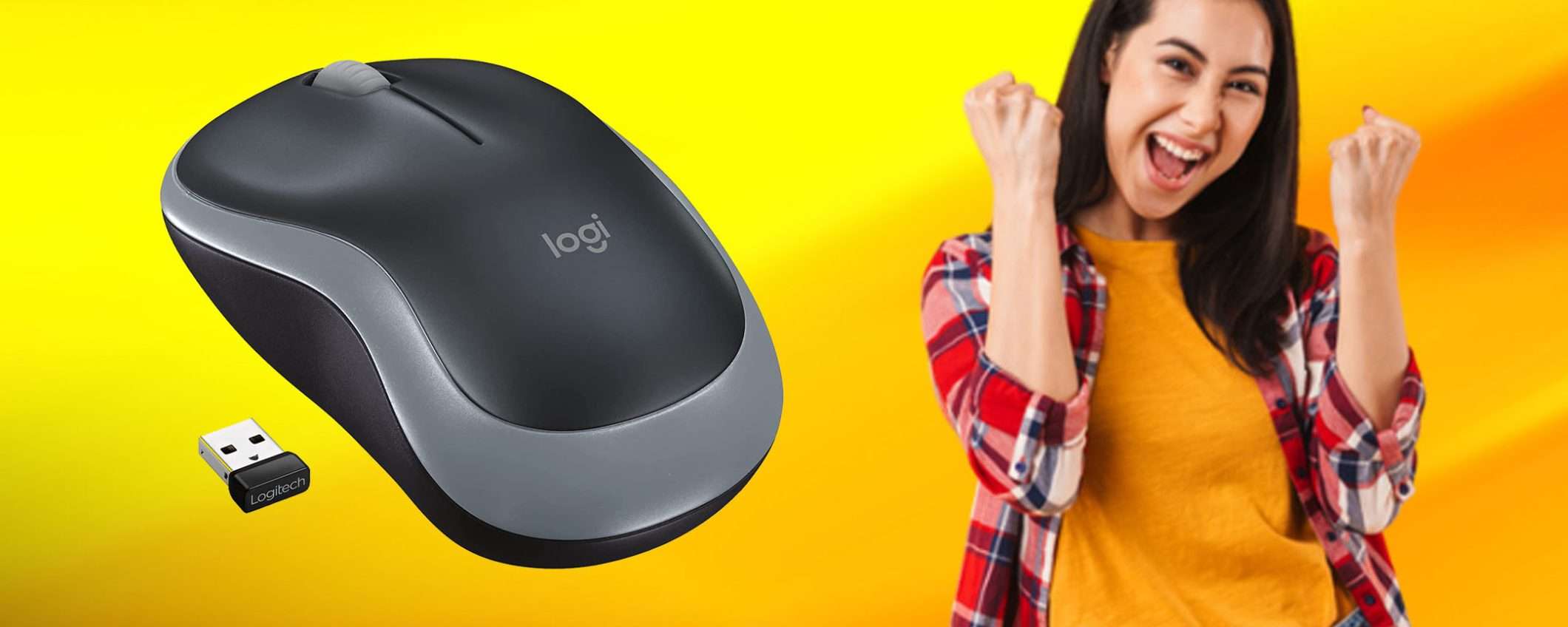 Logitech M185 il mouse wireless compatto e preciso a 9,99€ (-44%) Logitech M185 il mouse wireless compatto e preciso a 9,99€ (-44%)