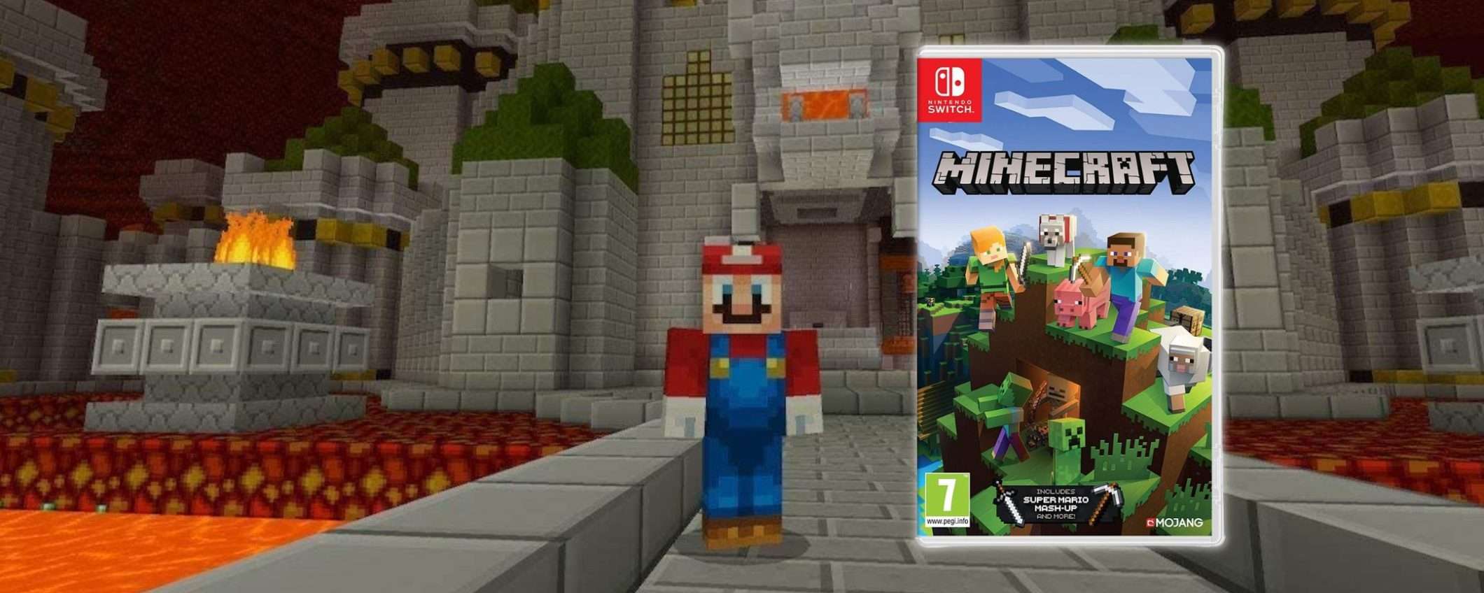 Minecraft per Nintendo Switch: il gioco più amato in offerta Amazon