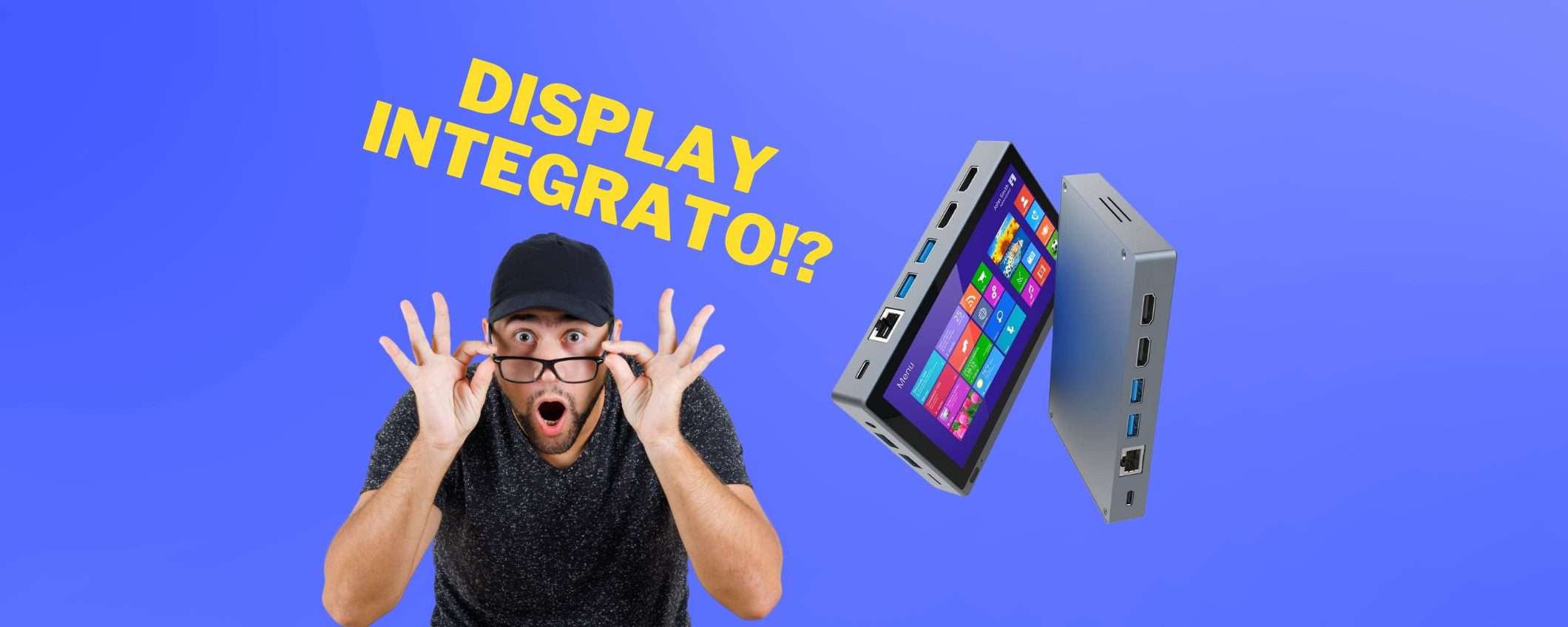Questo Mini PC con DISPLAY INTEGRATO ti farà impazzire: coupon Amazon Questo Mini PC con DISPLAY INTEGRATO ti farà impazzire: coupon Amazon