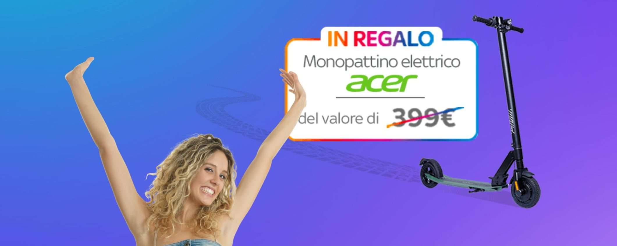 Monopattino elettrico Acer GRATIS con Sky: scopri la nuova offerta Monopattino elettrico Acer GRATIS con Sky: scopri la nuova offerta