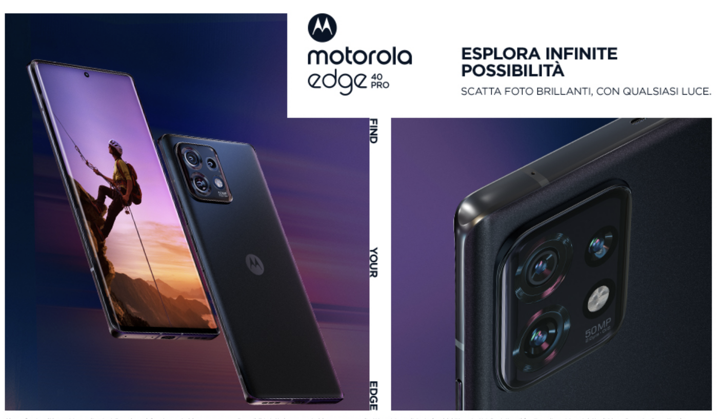 Motorola Edge 40 Pro in offerta su Amazon: risparmi quasi 200€ Motorola Edge 40 Pro in offerta su Amazon: risparmi quasi 200€