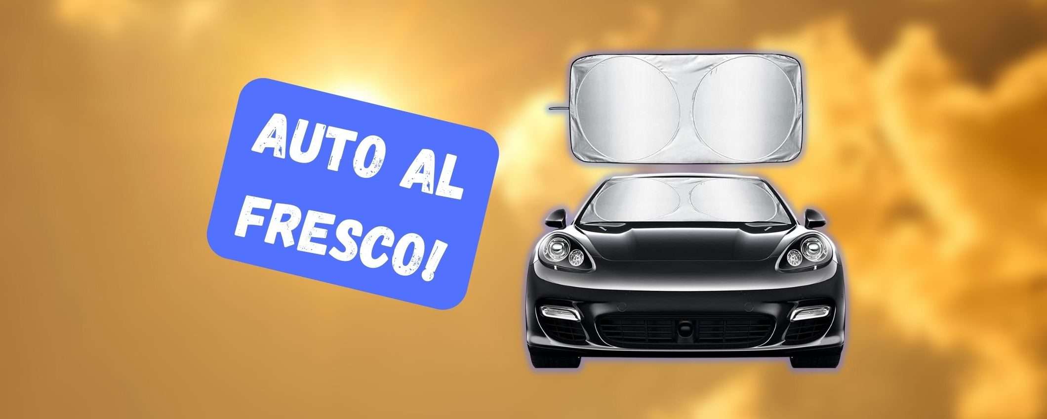 Lasci l'auto sotto al sole? Questo PARASOLE in offerta la mantiene FRESCA Lasci l'auto sotto al sole? Questo PARASOLE in offerta la mantiene FRESCA