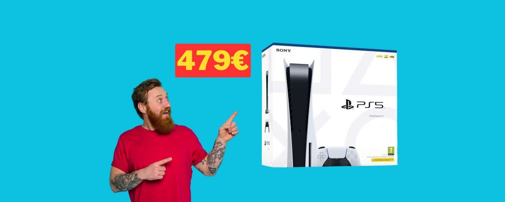 PlayStation 5 a 479 euro: L'AFFARE DEL SECOLO è su eBay PlayStation 5 a 479 euro: L'AFFARE DEL SECOLO è su eBay