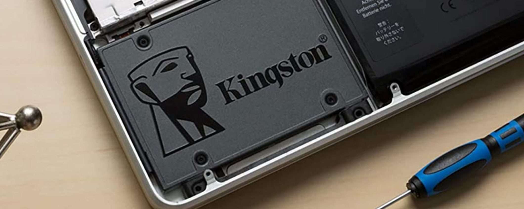 Kingston, SSD 240GB a 17€ (-55%): 10 modi UTILISSIMI per usarlo Kingston, SSD 240GB a 17€ (-55%): 10 modi UTILISSIMI per usarlo