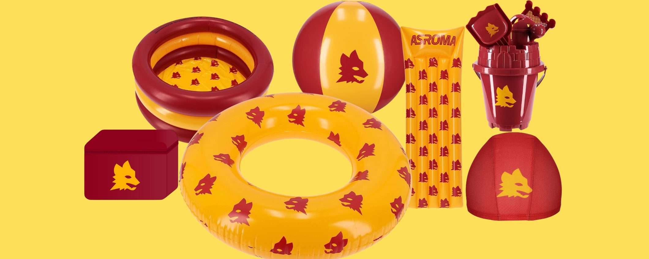 Colora la spiaggia di giallorosso con la Summer Collection AS Roma su Amazon Colora la spiaggia di giallorosso con la Summer Collection AS Roma su Amazon