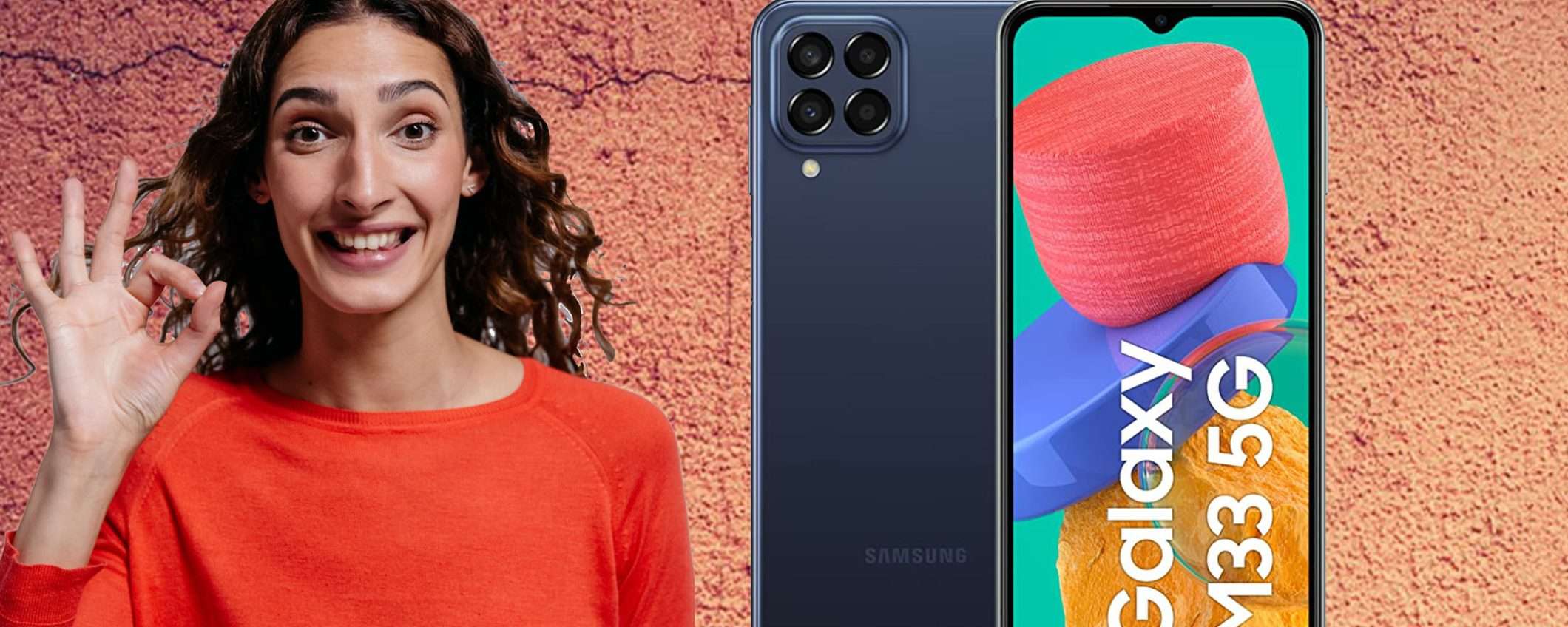 Samsung Galaxy M33 5G al prezzo SUPER: sconto del 24% su Amazon Samsung Galaxy M33 5G al prezzo SUPER: sconto del 24% su Amazon