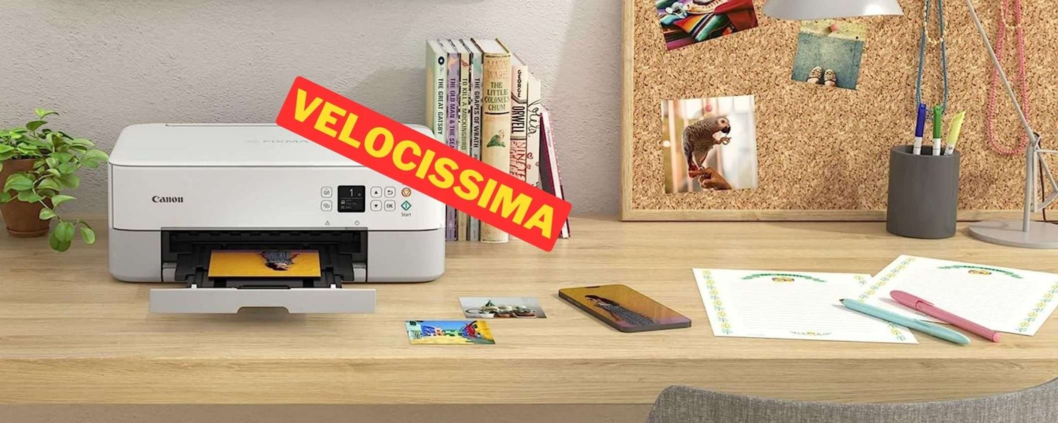 VELOCISSIMA Stampante Canon Pixma in offerta su Amazon: ti bastano 69 euro VELOCISSIMA Stampante Canon Pixma in offerta su Amazon: ti bastano 69 euro