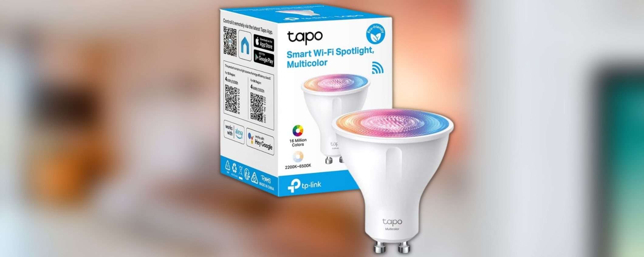 TP-Link Tapo L630: faretto smart WiFi Multicolore a 10,99€, funziona con Alexa TP-Link Tapo L630: faretto smart WiFi Multicolore a 10,99€, funziona con Alexa