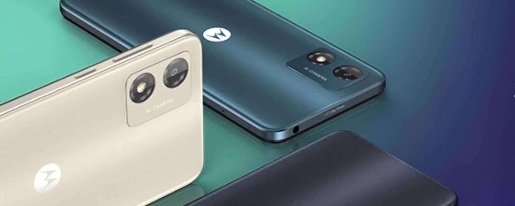 Motorola Moto E13: a meno di 100€ su Amazon non c'è niente di meglio