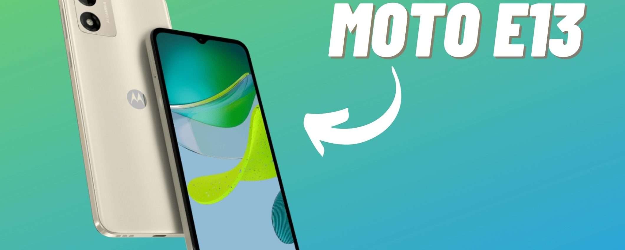 Motorola Moto E13: a meno di 100€ su Amazon è un SUPER BEST BUY