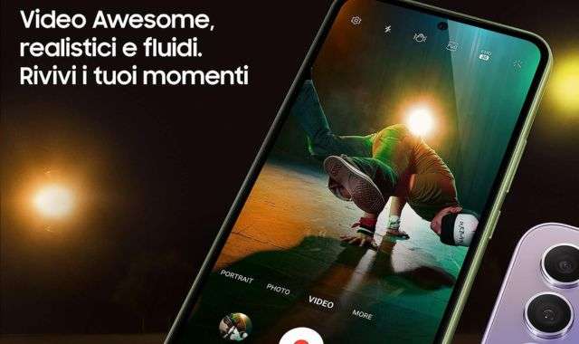 Video Samsung Galaxy A54 5G
