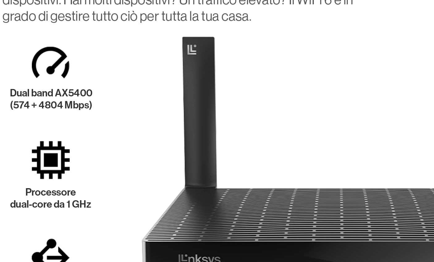 Linksys Hydra Pro 6, Wi-Fi Mesh fino a 250m2 in super offerta, ma solo per pochissimo Linksys Hydra Pro 6, Wi-Fi Mesh fino a 250m2 in super offerta, ma solo per pochissimo