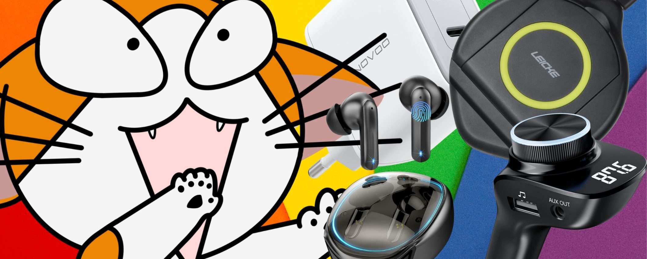 Amazon FAVOLA TECH: 6 gadget pazzeschi da 5€ a 15€, tutti da avere Amazon FAVOLA TECH: 6 gadget pazzeschi da 5€ a 15€, tutti da avere