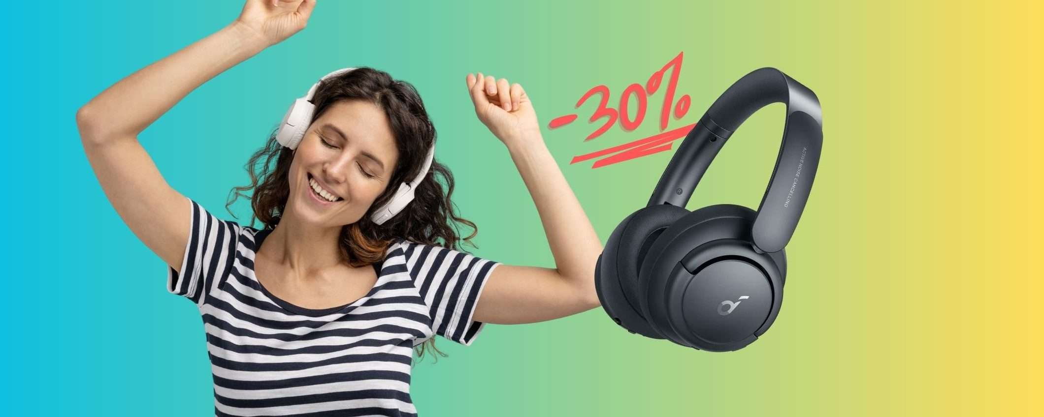 Anker Life Q35: cuffie con ANC e 40h di autonomia su Amazon al 30% Anker Life Q35: cuffie con ANC e 40h di autonomia su Amazon al 30%