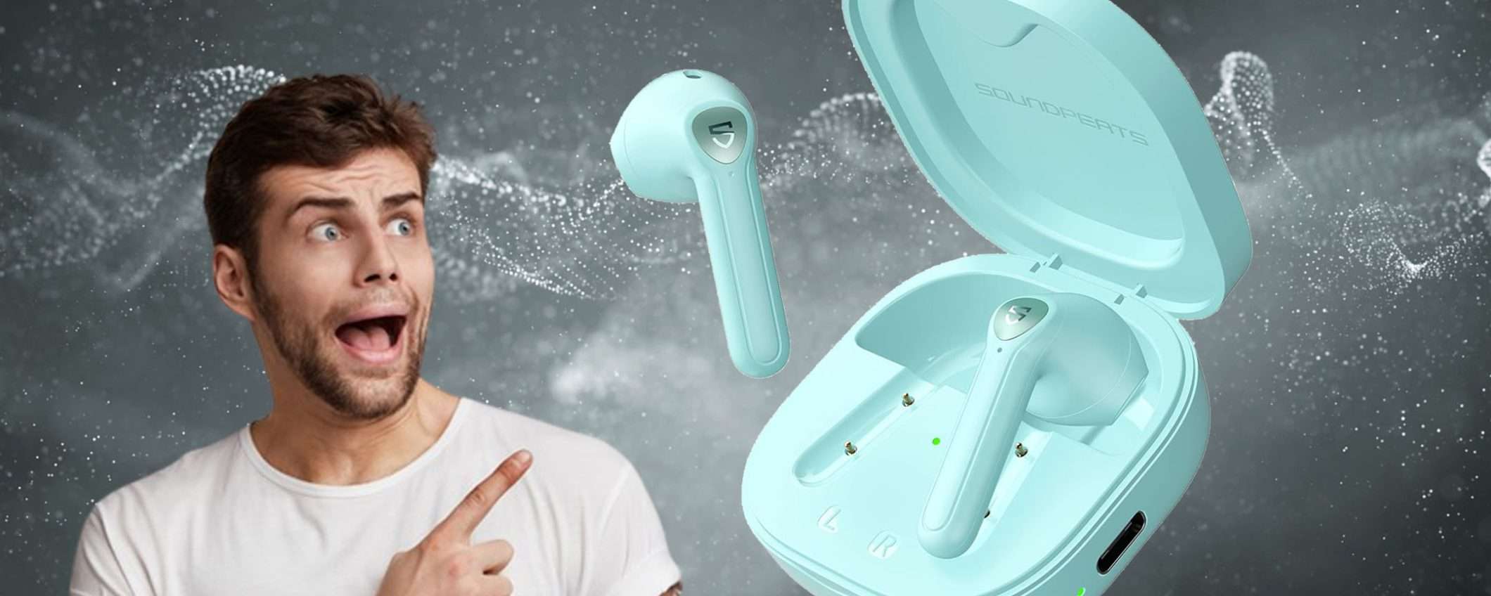 Auricolari Bluetooth 5.2 con cancellazione del rumore: offerta BOMBA (-50%) Auricolari Bluetooth 5.2 con cancellazione del rumore: offerta BOMBA (-50%)