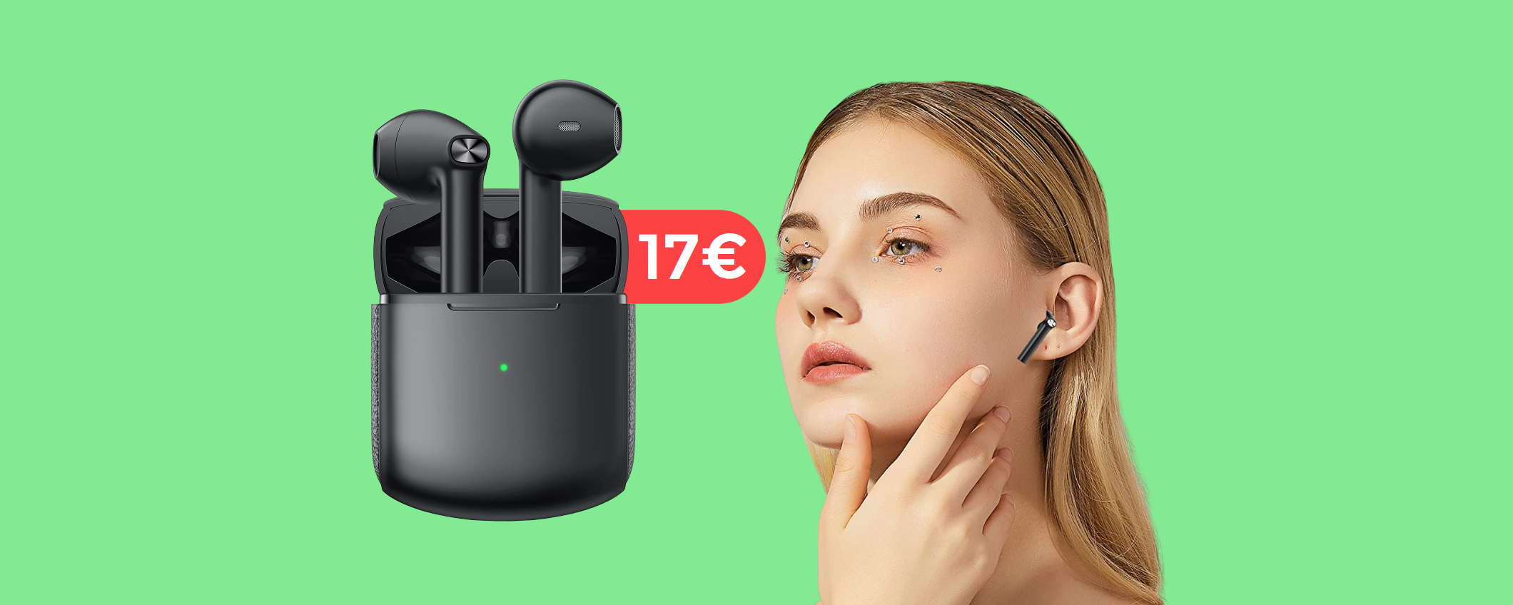 FOLLIA Amazon: OTTIMI auricolari praticamente regalati a soli 17€ FOLLIA Amazon: OTTIMI auricolari praticamente regalati a soli 17€