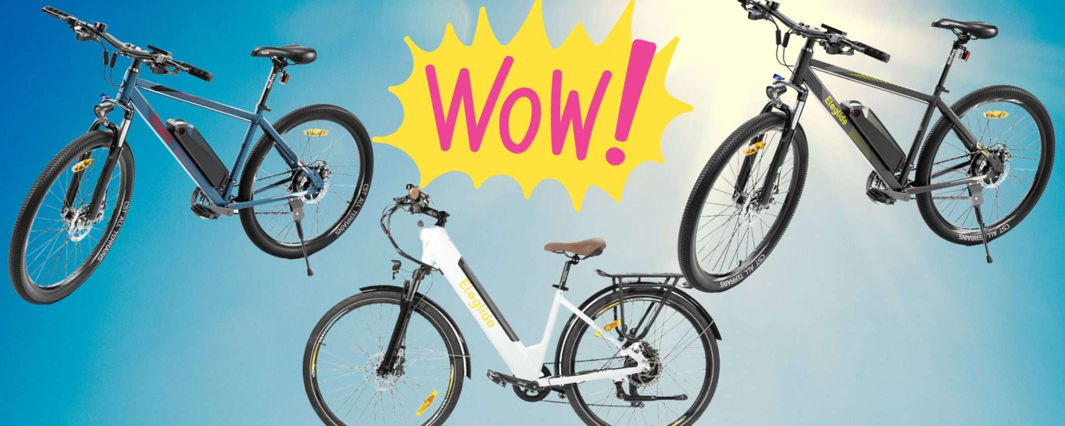Bici elettrica che PASSIONE: prezzi FOLLI sui migliori modelli da GeekMall Bici elettrica che PASSIONE: prezzi FOLLI sui migliori modelli da GeekMall