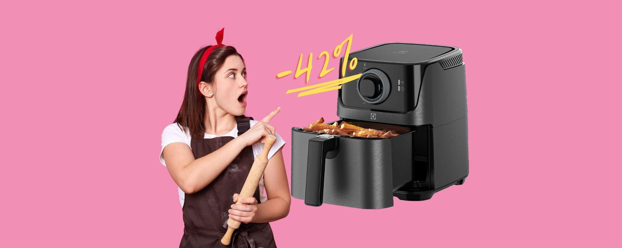 BOMBA eBay: la friggitrice ad aria Electrolux da 2,5 lt a MENO di 70€ BOMBA eBay: la friggitrice ad aria Electrolux da 2,5 lt a MENO di 70€