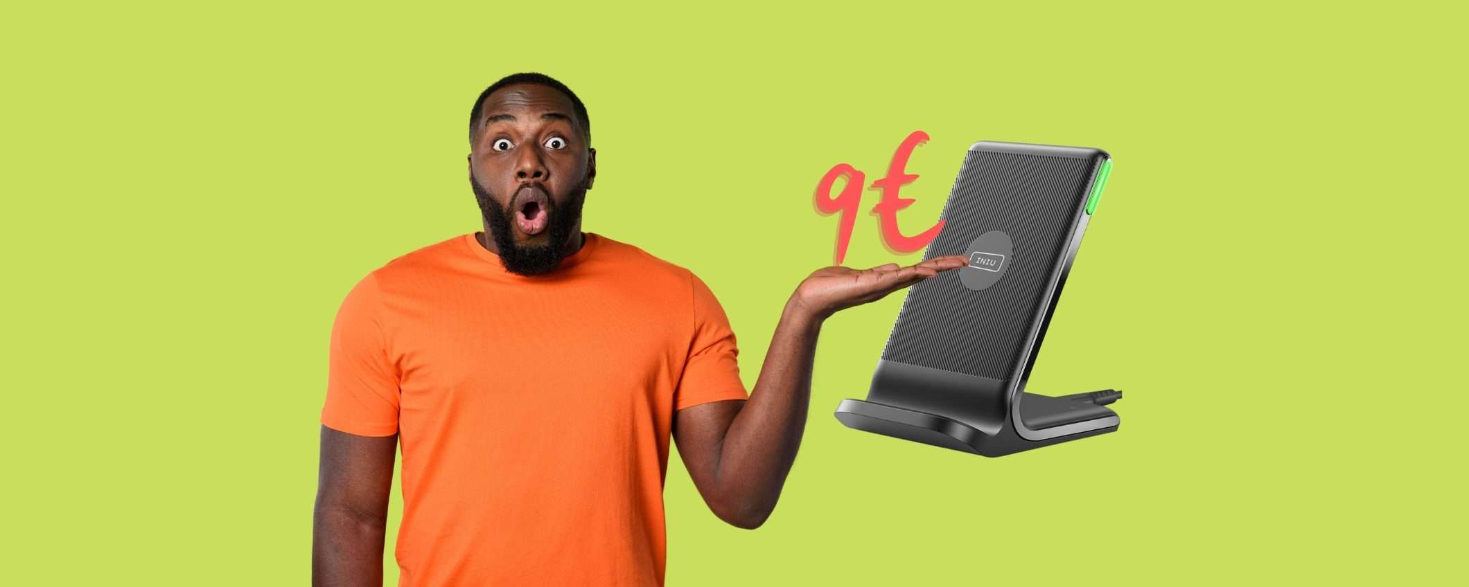 Caricatore wireless da 15W che usi anche come supporto a SOLI 9€ Caricatore wireless da 15W che usi anche come supporto a SOLI 9€