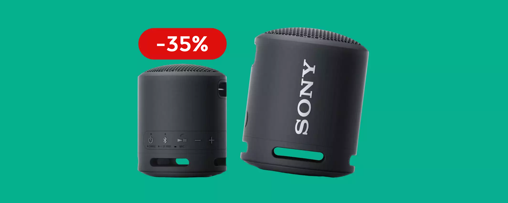 Cassa Bluetooth Sony, potente ed impermeabile: tua con soli 38€ Cassa Bluetooth Sony, potente ed impermeabile: tua con soli 38€