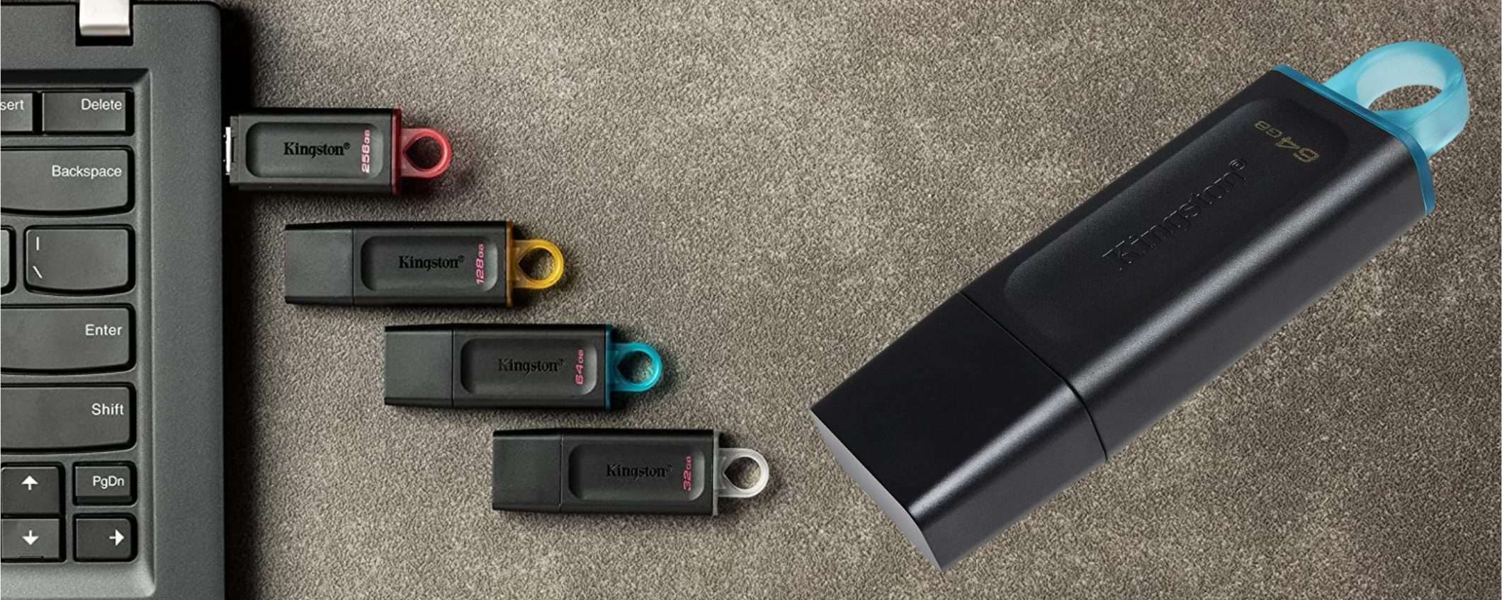 Kingston, chiavetta 64GB a 5,99€: Amazon è IMPAZZITA (sconto 45%) Kingston, chiavetta 64GB a 5,99€: Amazon è IMPAZZITA (sconto 45%)