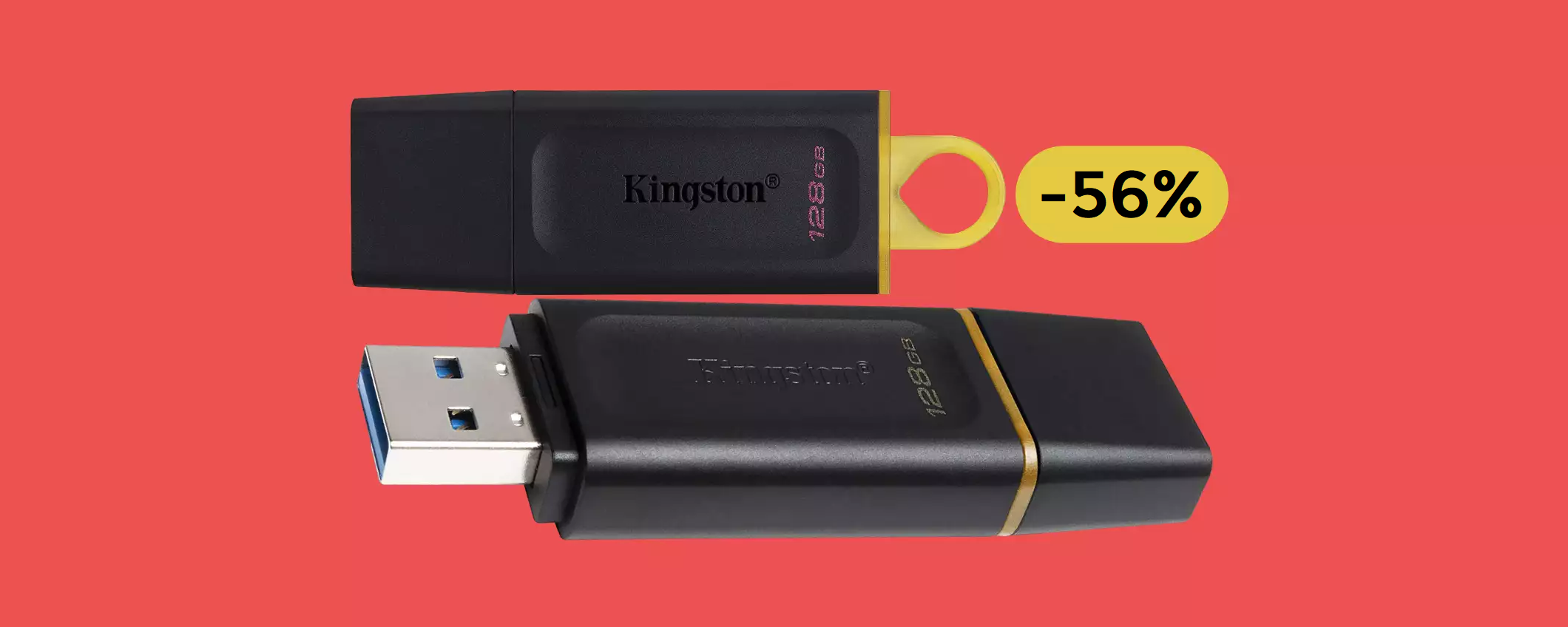 Chiavetta USB 128GB a meno di METÀ PREZZO: già tua con 8€ Chiavetta USB 128GB a meno di METÀ PREZZO: già tua con 8€