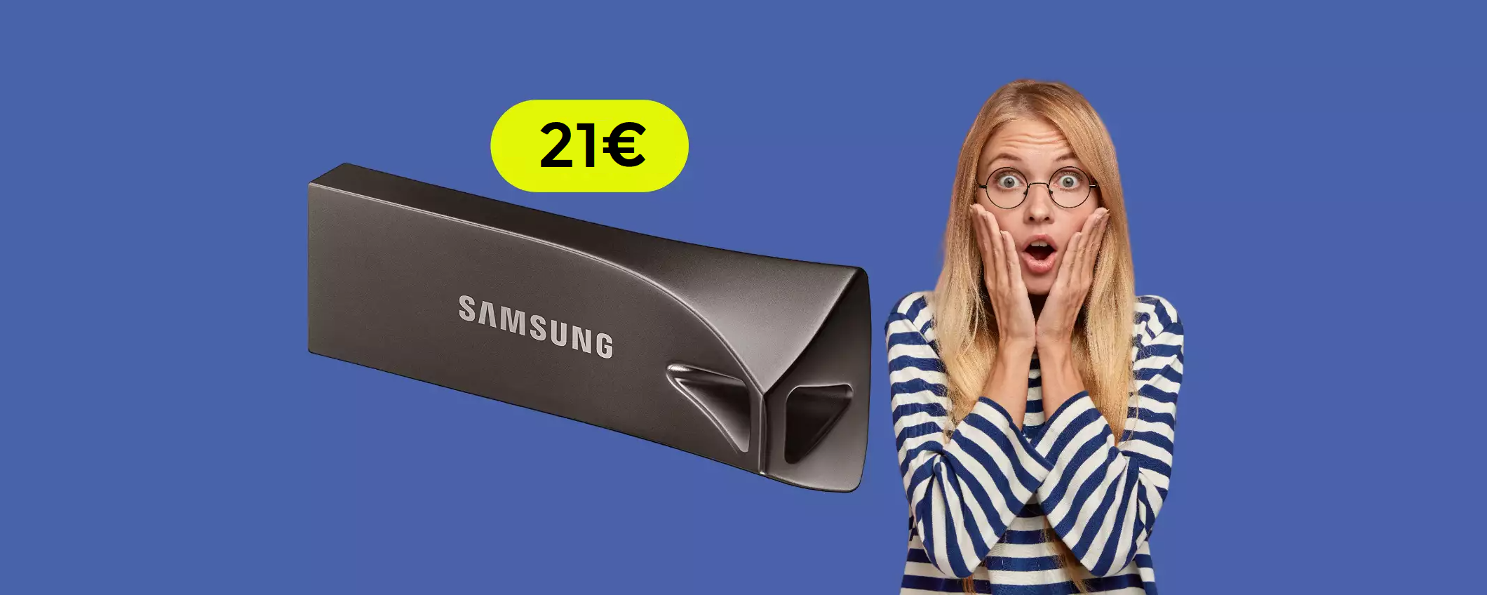 Chiavetta USB 128GB, oggi a prezzo IRRESISTIBILE su Amazon