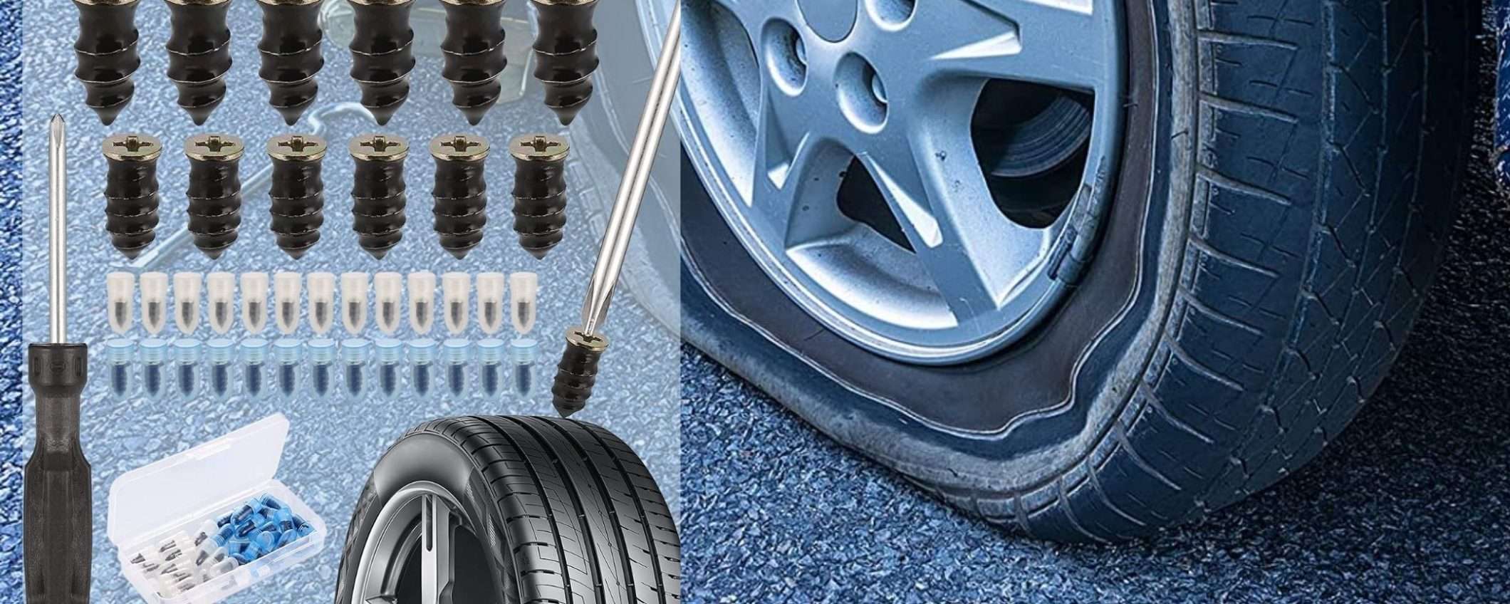 Con questo STRATAGEMMA la gomma dell'auto bucata la ripari in 30 secondi Con questo STRATAGEMMA la gomma dell'auto bucata la ripari in 30 secondi