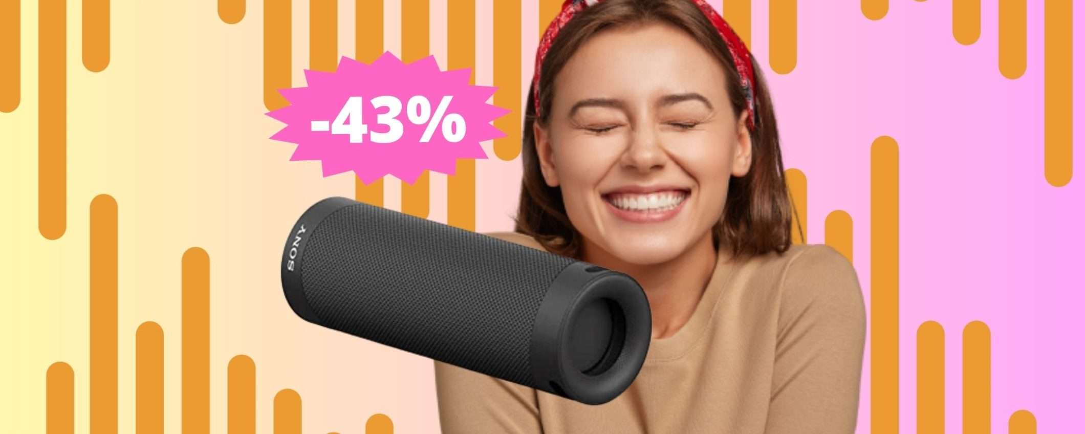 Sony SRS-XB23: potente speaker, ad un prezzo ridicolo (-43%) Sony SRS-XB23: potente speaker, ad un prezzo ridicolo (-43%)